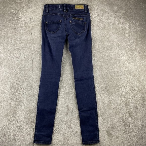 Freeman T. Porter Jeans Women's XS Cigarette Skinny Dark Wash European Denim - Picture 6 of 13
